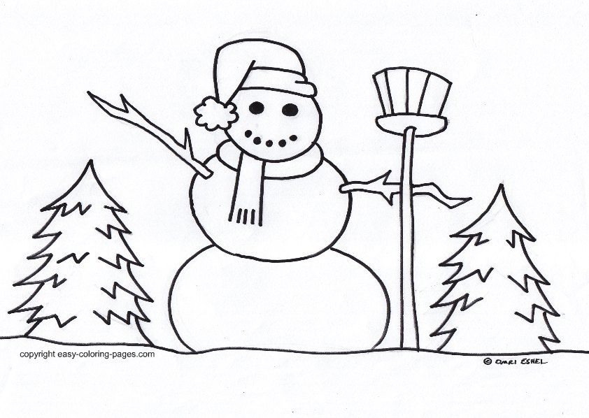 Winter-coloring-pages-6 | Free Coloring Page Site