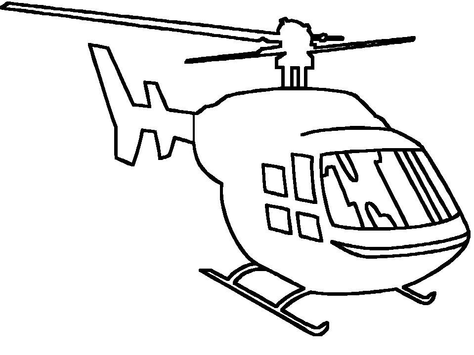 Coloring Page - Helicopter coloring pages 0