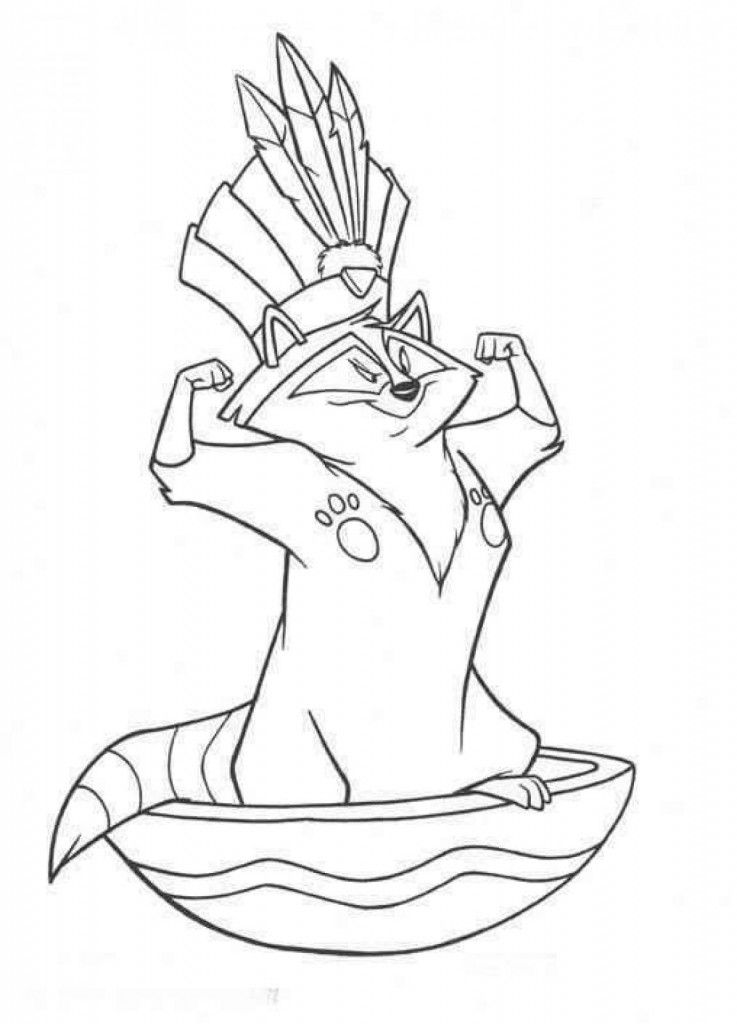 Raccoon coloring pages to print | Coloring Pages