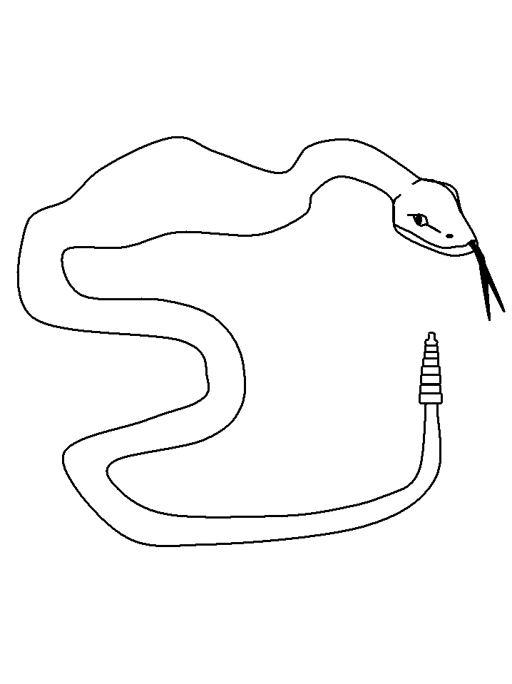 Printable Snake12 Snakes Coloring Pages 
