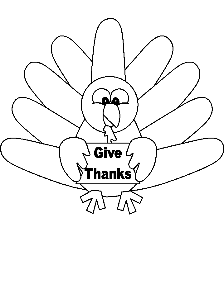 Printable Thanksgiving # 7 Coloring Pages 
