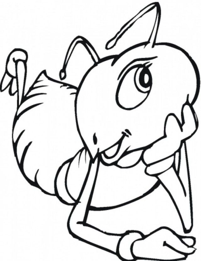New Go To The Ant Coloring Pages | Laptopezine.