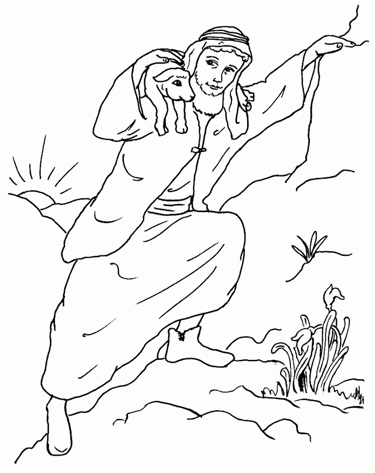 The Lost Sheep coloring pages | Training hour/church