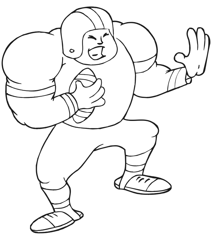 Football coloring pages 9 / Football / Kids printables coloring pages