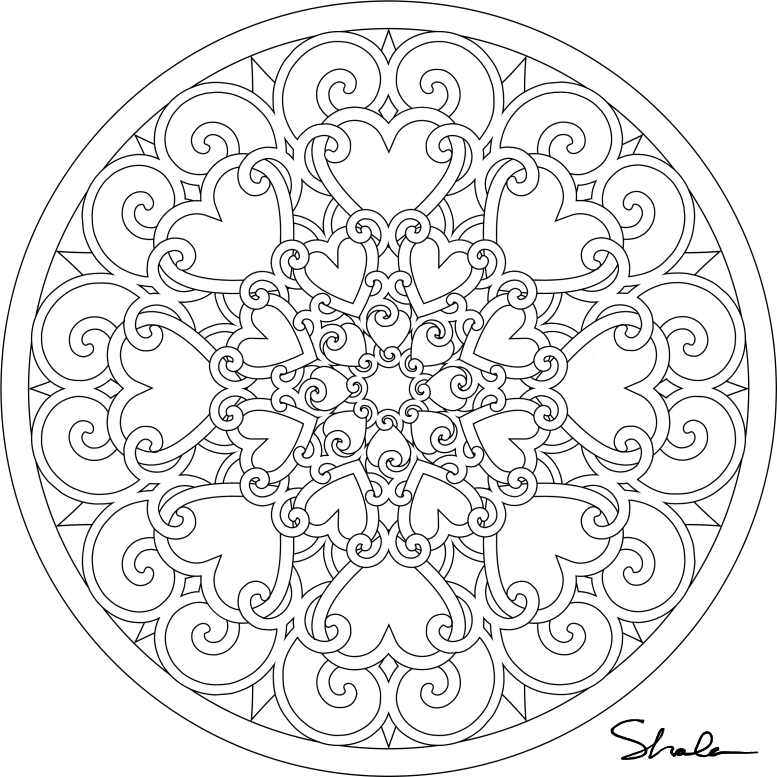coloring > coloring pages for kids > MANDALAS COLORING PAGES ,72