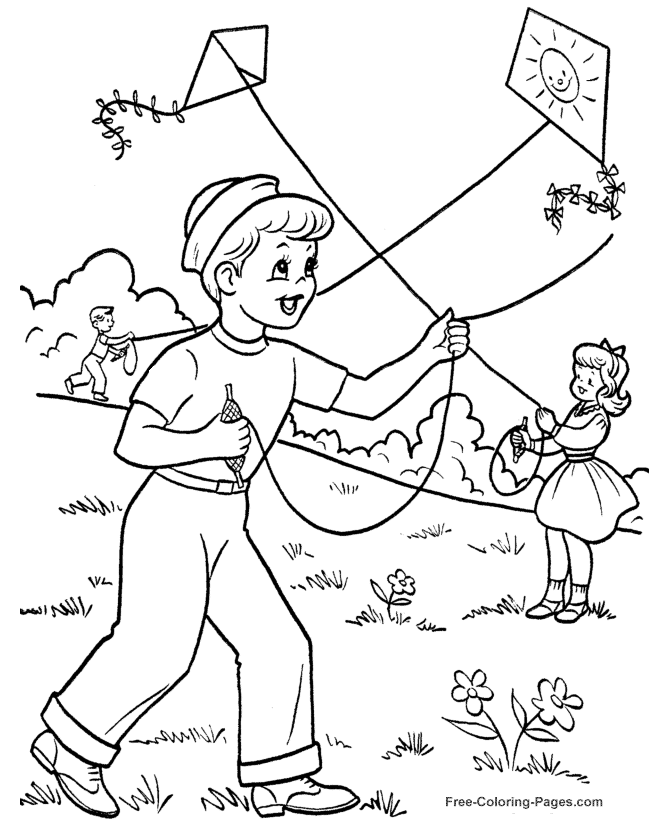 Spring Coloring Sheets and Pictures 10