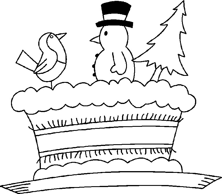Coloring Page - Christmas winter coloring pages 4