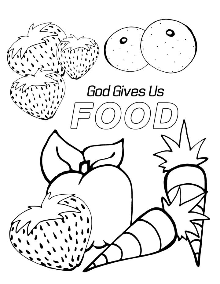 coloring pages preschool food | Coloring Pages For Kids