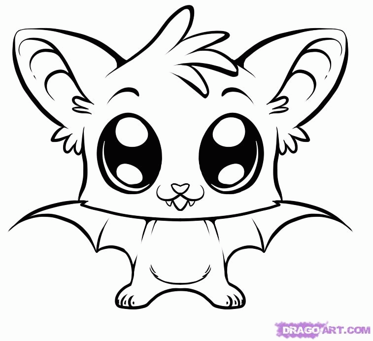 Cute Animals Drawing | Free coloring pages