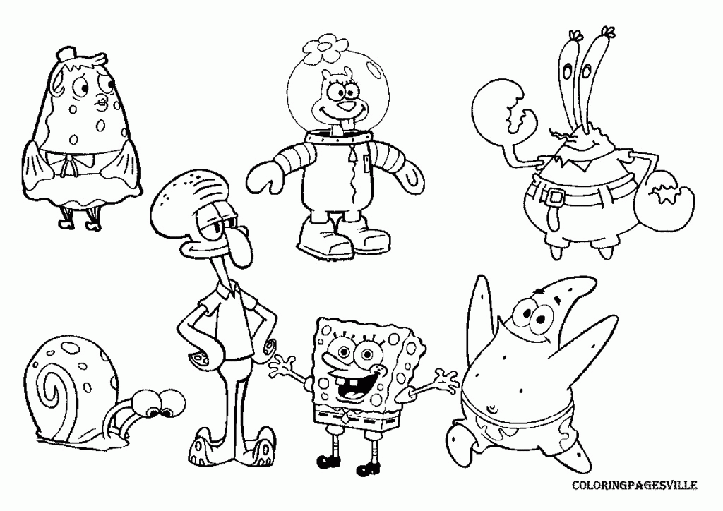 Inspirational Spongebob Coloring Pages Are Featuring Squarepants