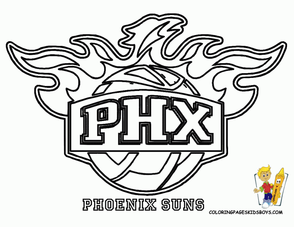 Nba Logo Coloring Pages Basketball Coloring Pictures Basketball