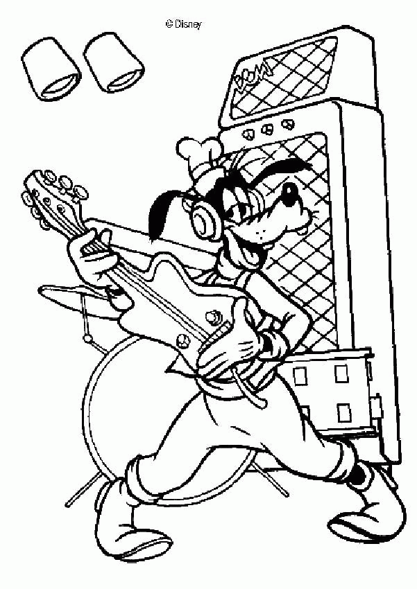 Goofy-coloring-15 | Free Coloring Page Site