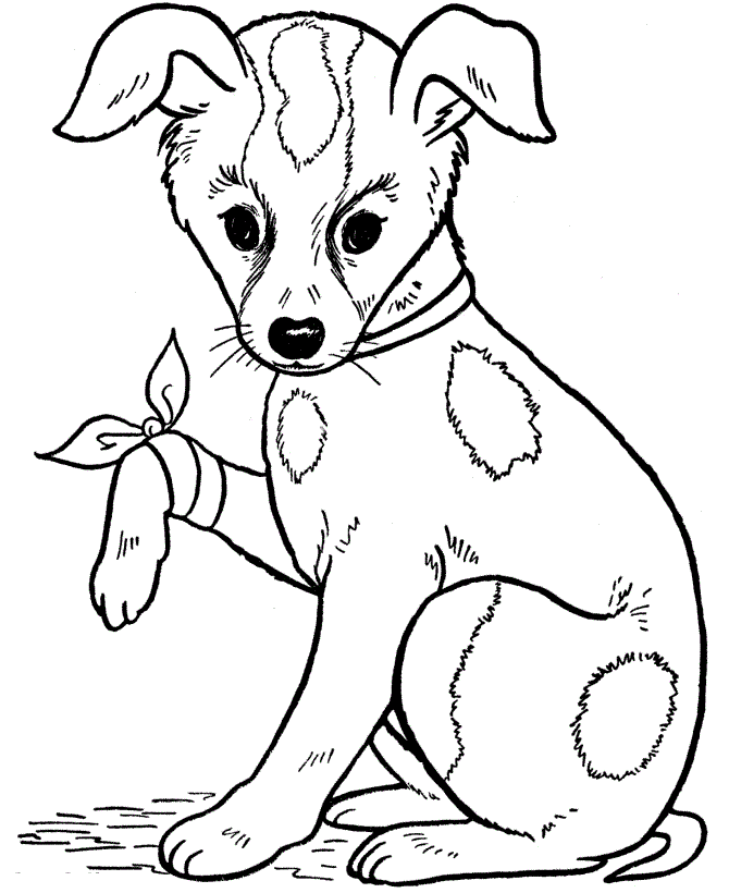 dog coloring pages online | Coloring Pages For Kids
