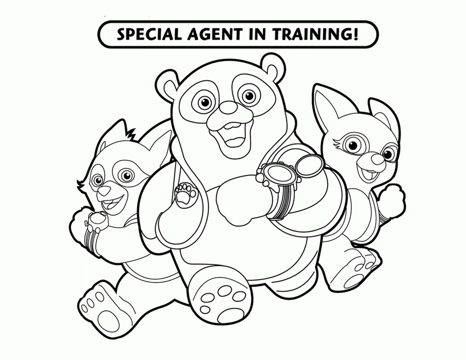 Special Agent Oso Coloring Pages - Free Printable Coloring Pages