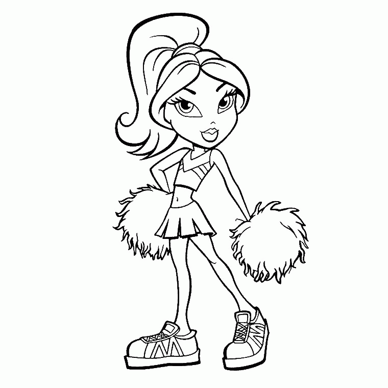 bratz monster high Colouring Pages