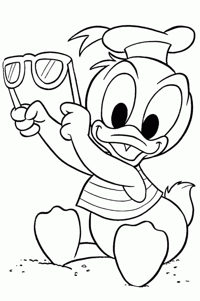 Free Coloring Donald Duck 224234 Donald Duck Coloring Pages