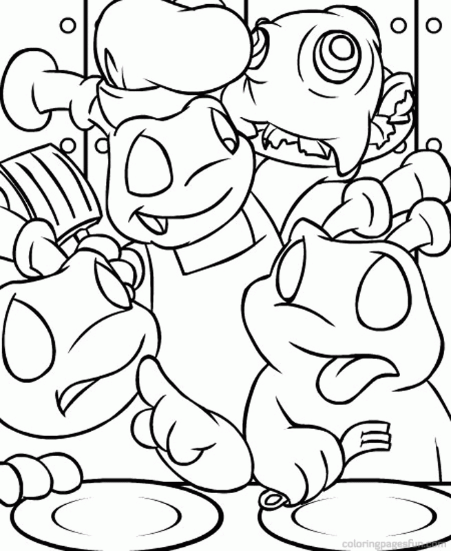 Neopets – Kreludor Coloring Pages 9 | Free Printable Coloring