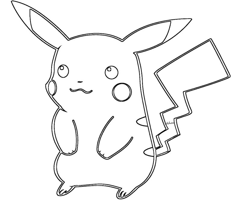 11 Pikachu Coloring Page