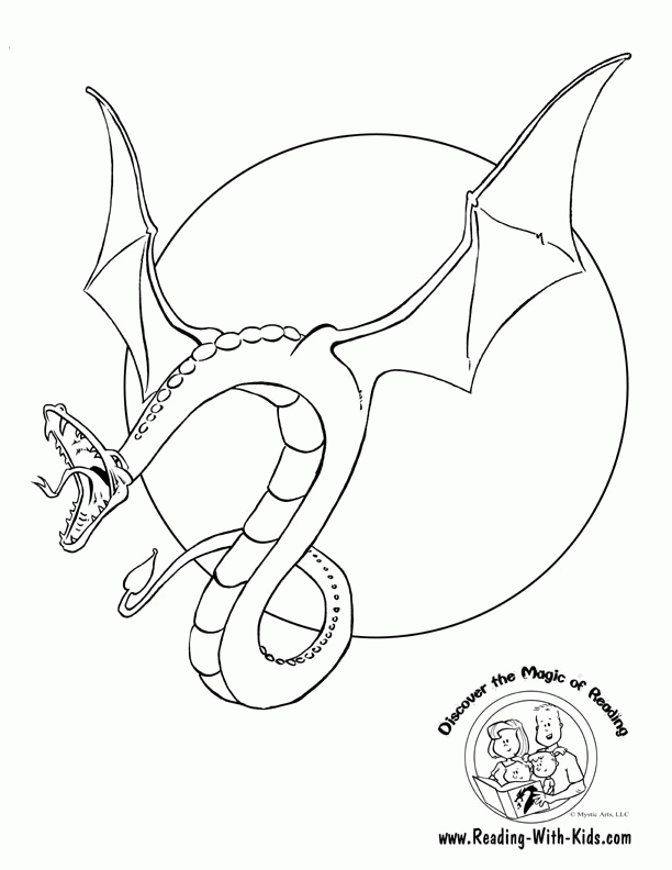 Coloring Pages Of Dragons 459 | Free Printable Coloring Pages