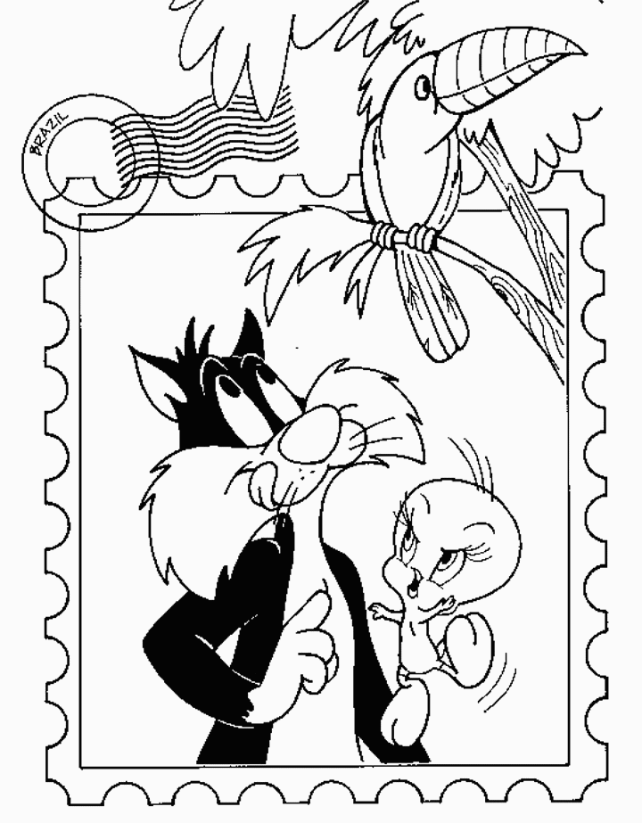 Looney Toons Coloring Pages (17 of 64)