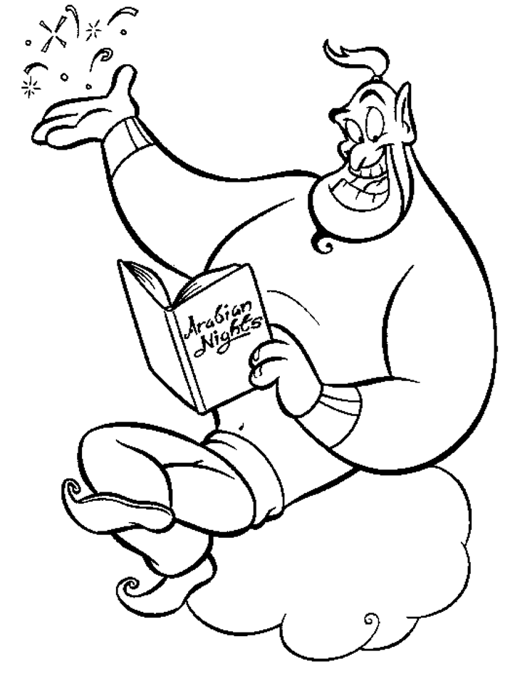 Coloring Page - Aladdin coloring pages 12