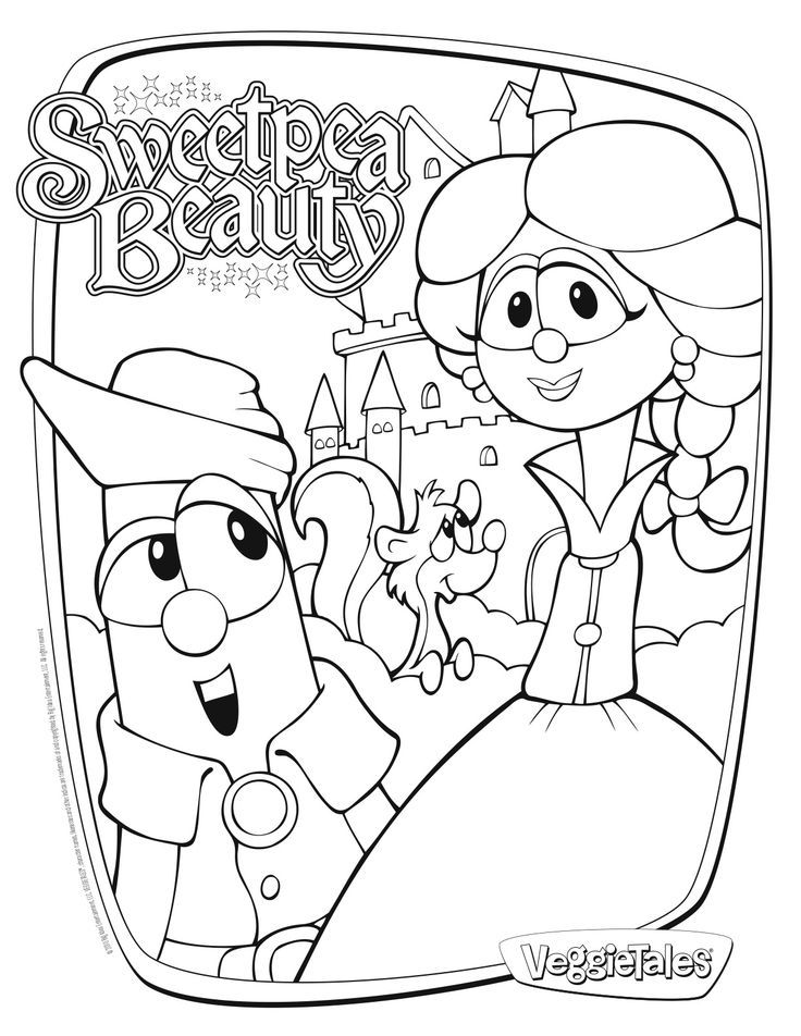 Veggie Tales Coloring Pages | Kid Activities