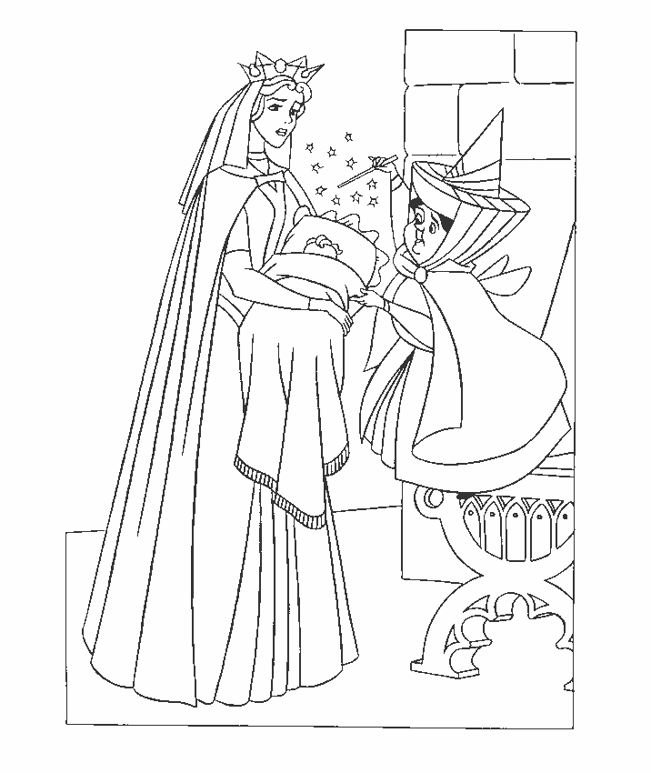 Coloring Page - Sleeping beauty coloring pages 11