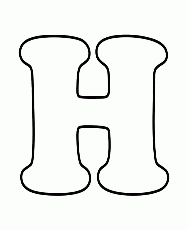 Download The Letter H Is Coloring Pages Or Print The Letter H Is