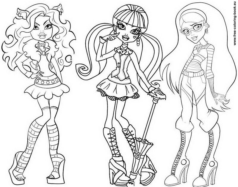 Fun Coloring Pages monster high coloring pages free – Kids
