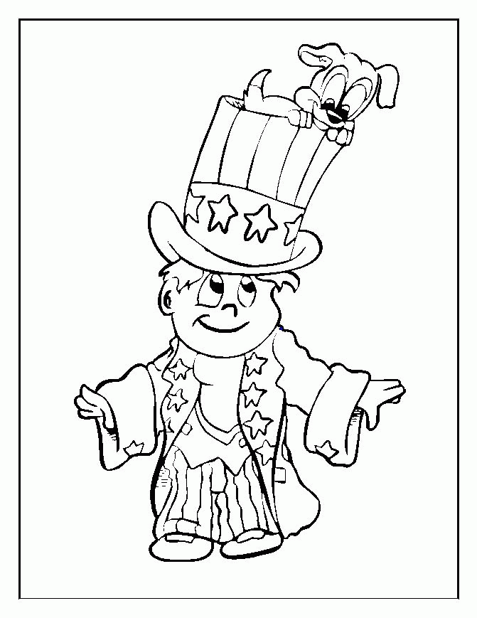 4th of July Coloring Pages