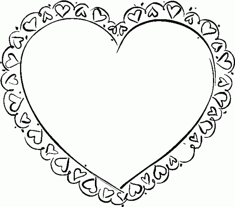 Heart Printable Coloring Pages | Coloring - Part 6