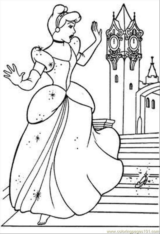 Coloring Pages Cinderella Coloring Page 13 (Cartoons > Cinderella