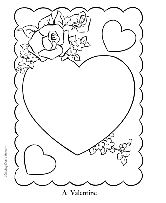 Hearts Coloring Pages Valentine Coloring Pictures Valentine Crafts