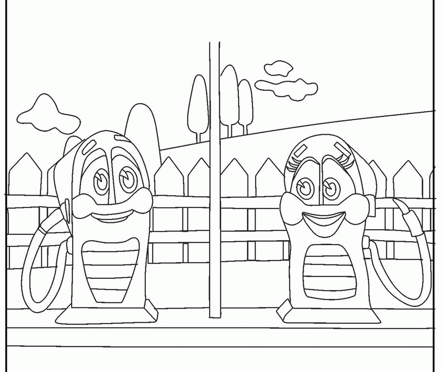 Fire stations Colouring Pages (page 3)