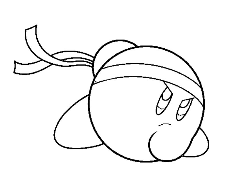 4 Kirby Coloring Page