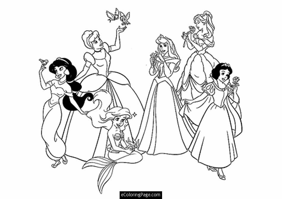 Printable Disney Princess Coloring Pages | Coloring Pages