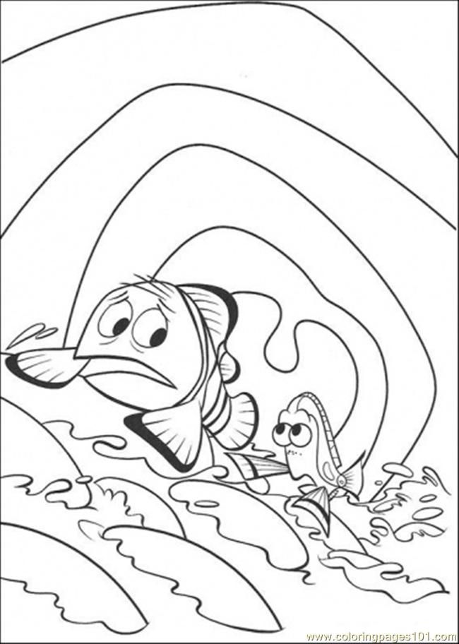 Coloring Pages Go Out From Whales Mouth (Cartoons > Finding Nemo