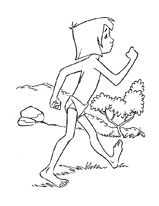 coloring pages - Cartoon » The Jungle Book (716) - Mowgli