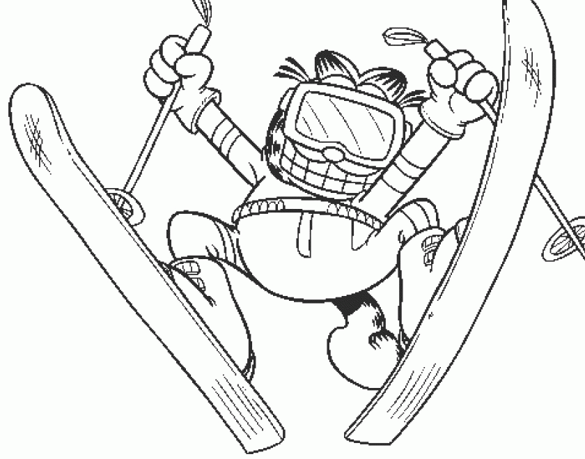 Garfield Coloring Pages - Coloring For KidsColoring For Kids