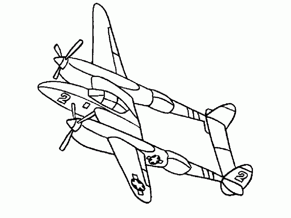 Airplane Coloring Pages Fighter Jet Airplane Coloring Pages Kids