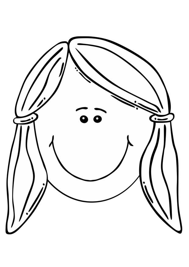 Coloring page Girl