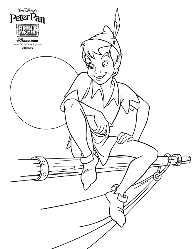Peter-pan-coloring-pages-2 | Free Coloring Page Site