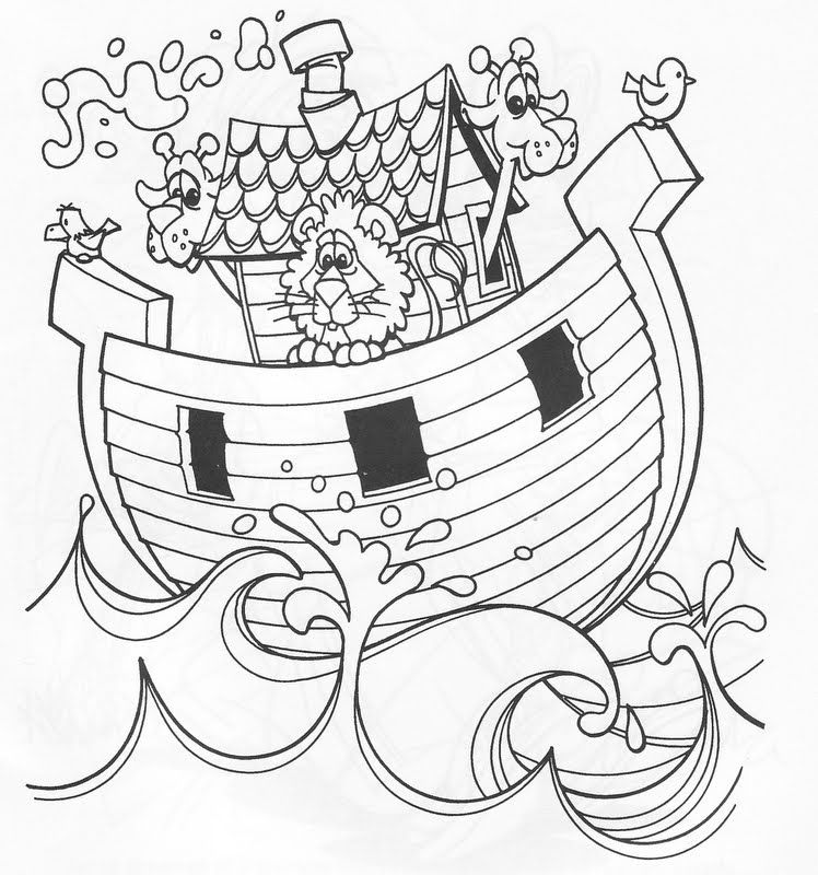Ark of noah coloring pages | Coloring Pages