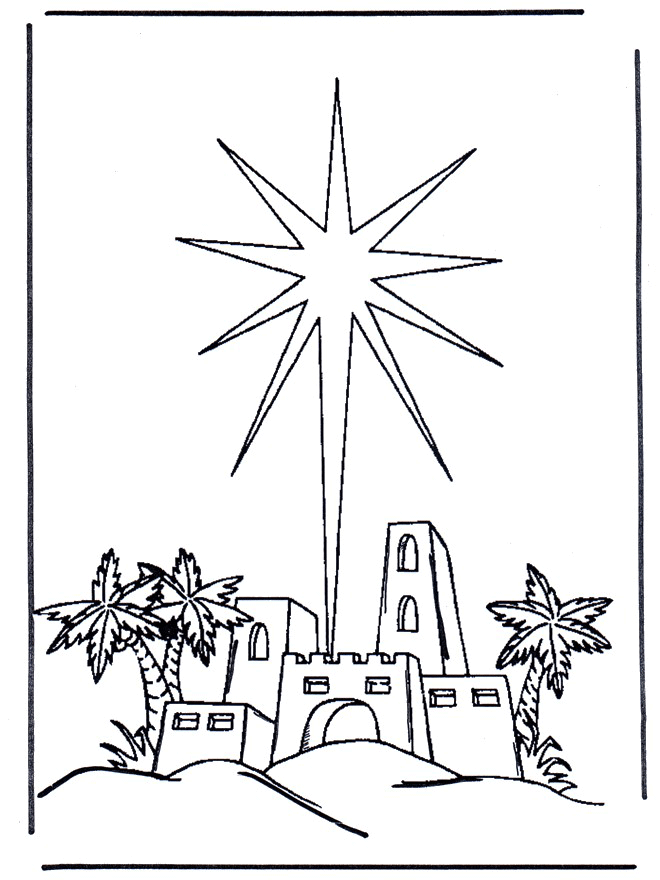 Christmas Story Coloring Pages