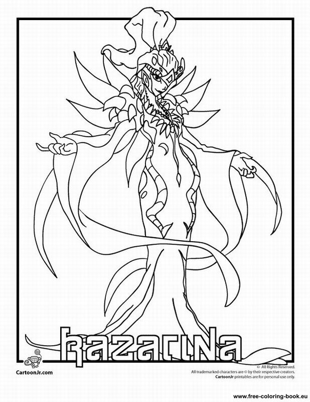 Coloring pages Bakugan Battle Brawlers - Printable Coloring Pages