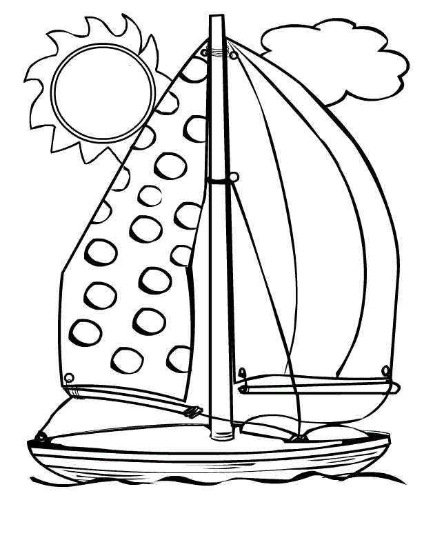 Summertime Coloring Pages