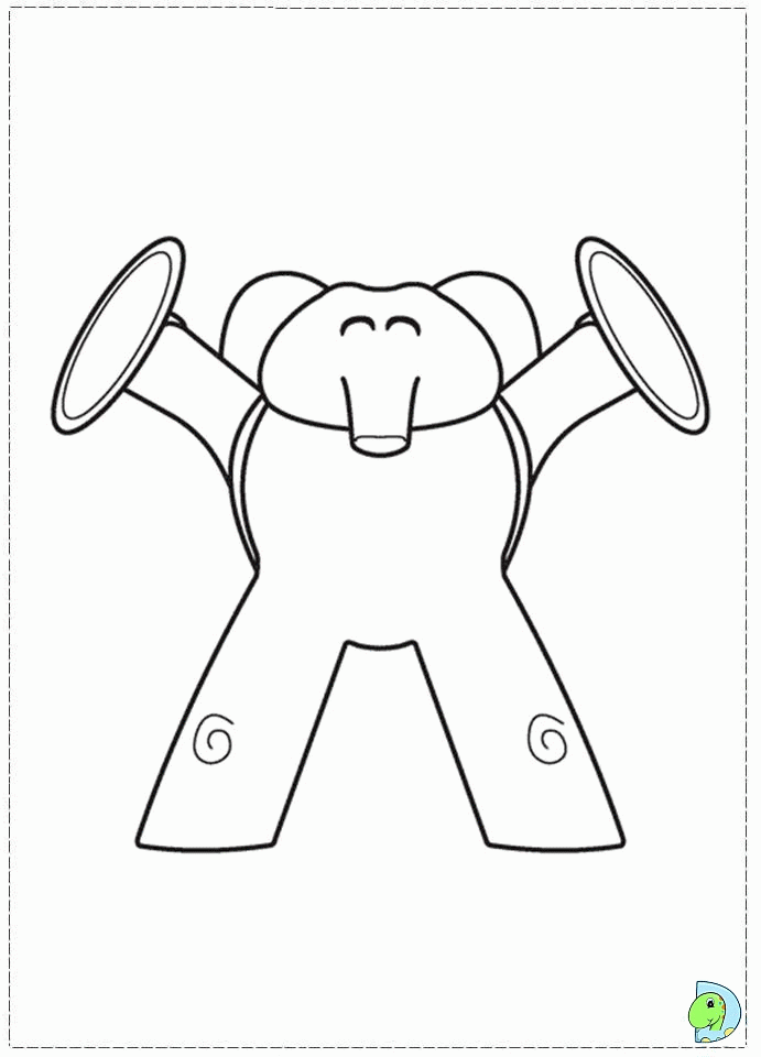pocoyo Colouring Pages (page 3)