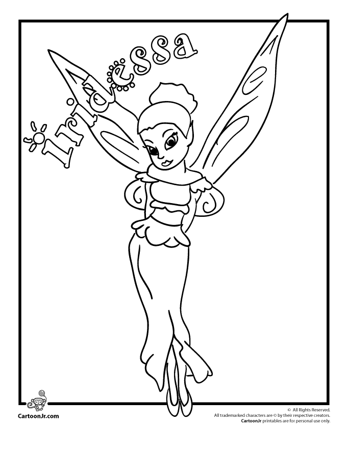 Coloring Pages Disney Fairies