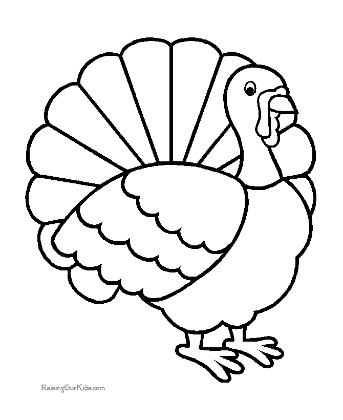 Printable Turkey Coloring Book Page 005 | School Counseling | Pintere…