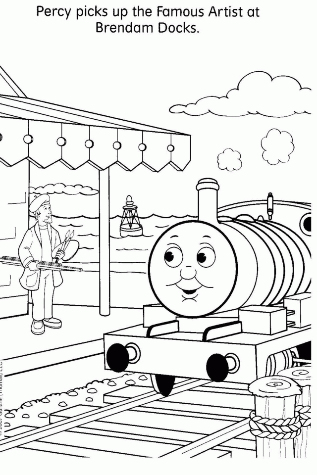 Coloring Pages Of Thomas The Train | download free printable